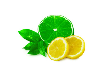 Lemon, lime and green tea