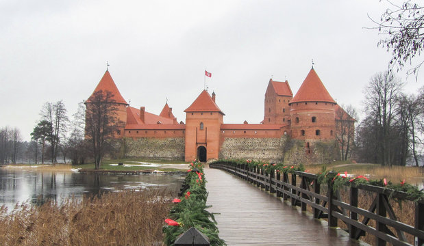 Trakai Castle In Lithuania