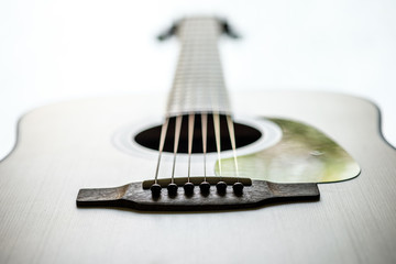 Hobbies and vacations by playing acoustic guitar
