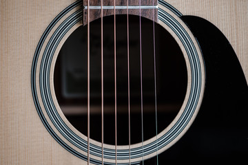 Hobbies and vacations by playing acoustic guitar