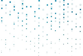Light BLUE vector layout with rectangles, squares.