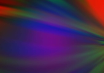 Dark Multicolor, Rainbow vector abstract bright background. An elegant bright illustration with gradient. The blurred design can be used for your web site.
