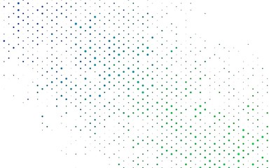 Light Blue, Green vector cover with spots. Glitter abstract illustration with blurred drops of rain. Pattern for beautiful websites.