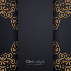 Business Card. Vintage decorative elements