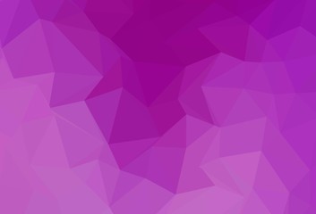 Obraz premium Light Purple vector shining triangular template.