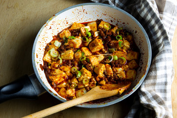 Mapo tofu with Chinese douban paste