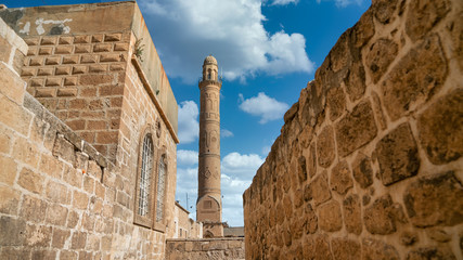 Ulu Cami, also known as Great mosque of Mardin with single minaret, Mardin, Turkey