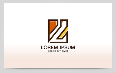 Modern furniture symbol logo design. Vector graphic illustration