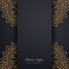 Business Card. Vintage decorative elements