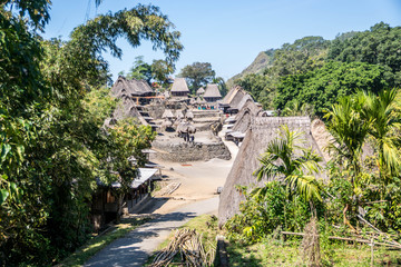 Aldea Indigena, Flores, Indonesia