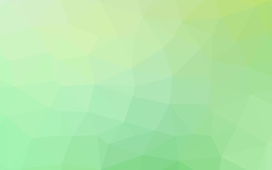 Light Green, Yellow vector abstract mosaic background. An elegant bright illustration with gradient. Completely new design for your business.