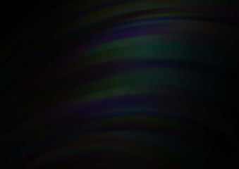 Dark Silver, Gray vector background with bent ribbons. Colorful abstract illustration with gradient lines. New composition for your brand book.