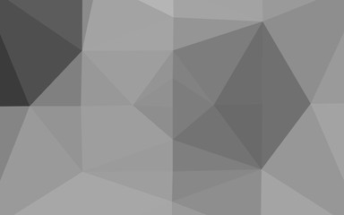 Obraz premium Light Silver, Gray vector polygonal pattern. Colorful illustration in abstract style with gradient. Textured pattern for background.