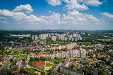Fototapeta na wymiar Miasto Chorzów- Panorama 