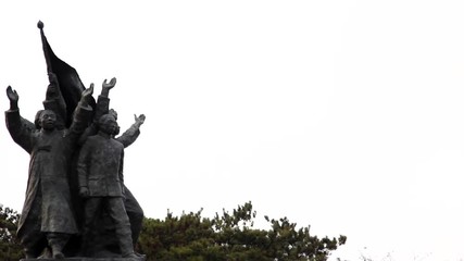 Seodaemun Independent Park, Seodaemun-gu, Seoul, Korea : Sculptures on the Patriotic Martyrs Monument