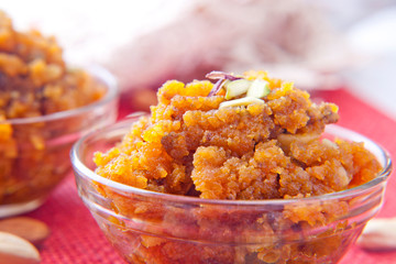 Moong Dal Halwa   An Indian sweet dish
