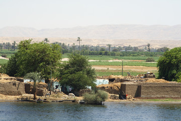 Nile and views of the River - obrazy, fototapety, plakaty