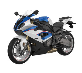 Sport Motorcycle Isolated