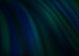 Fototapeta premium Dark Green vector background with abstract lines. Creative illustration in halftone marble style with gradient. A completely new template for your business design.