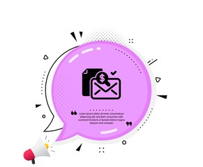 Obraz premium Accounting report icon. Quote speech bubble. Audit sign. Check finance symbol. Quotation marks. Classic accounting report icon. Vector