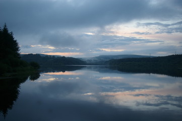 Wayoh reservoir in Lancashire