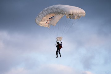 paraglider in the sky