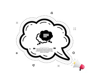 Text message icon. Quote speech bubble. Chat comment sign. Comic speech bubble symbol. Quotation marks. Classic text message icon. Vector