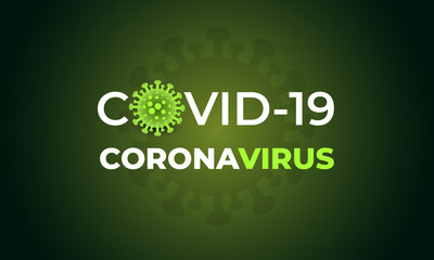 Corona virus infection covid-19. Coronavirus camel vector background. 2019-ncov virus on a green background. Virus corona covid-19 cells. Vector Illustration.