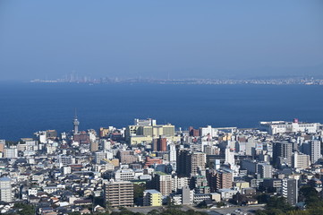 Fototapeta premium 日本，大分県別府市の風景