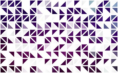 Light Purple vector seamless backdrop with lines, triangles. Abstract gradient illustration with triangles. Pattern for design of window blinds, curtains.