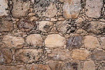 ancient masonry made of natural stone