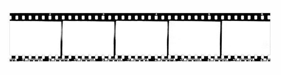 Texture of black and white film 
