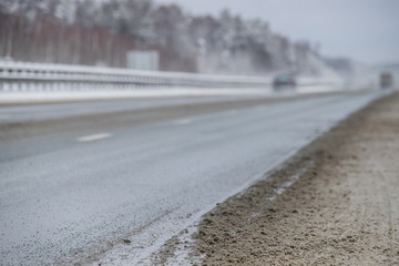 Highways in early spring.