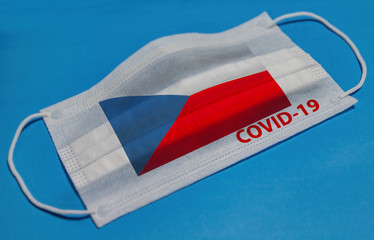 Medical face mask. Quarantine in Czech Republic