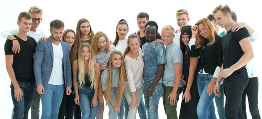Fototapeta na wymiar in full growth. a group of successful young like-minded people