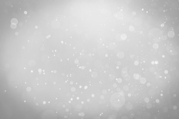 White bokeh background.Abstract blur background. White bubbles.