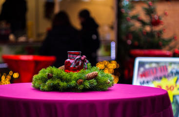 christmas table decoration