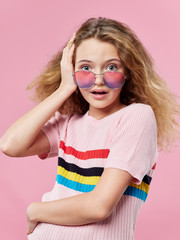 young woman wearing sunglasses