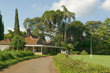 Fototapeta na wymiar Karen Blixen Museum and Blixen home in Nairobi, Kenya, Africa