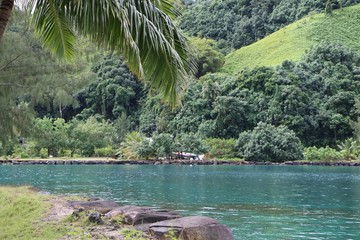 Paysage de Polyn&eacute;sie