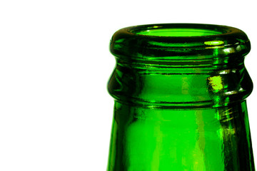 Bottleneck in green over a white background.