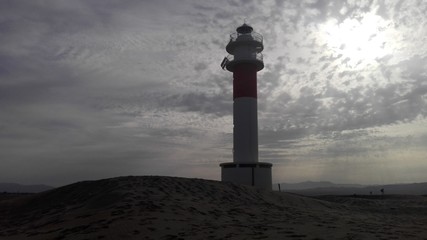 lighthouse in desert