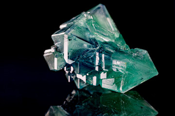 Precious crystal nugget. Mineral for the manufacture of jewelry and for industrial applications