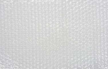 White bubble wrap packing texture. Air cushion film background