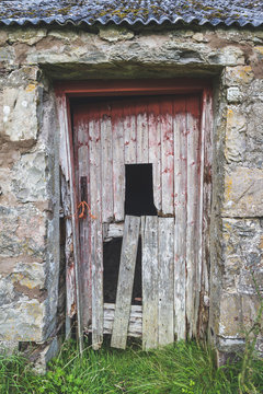 Old barn door