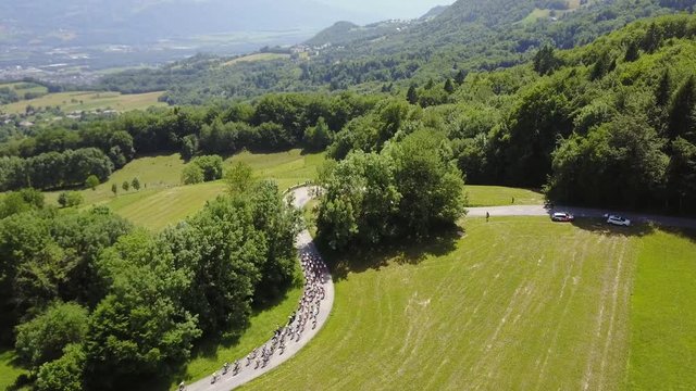 Peloton Cyclisme Montagne