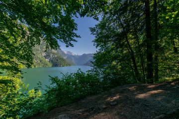 scenery around lake Königssee 