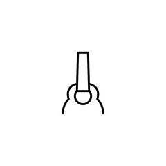 acoustic guitar icon vector illustration