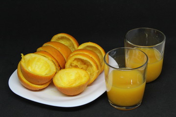 freshly pressed orange juice