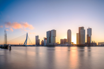 Rotterdam, Nederland Skyline